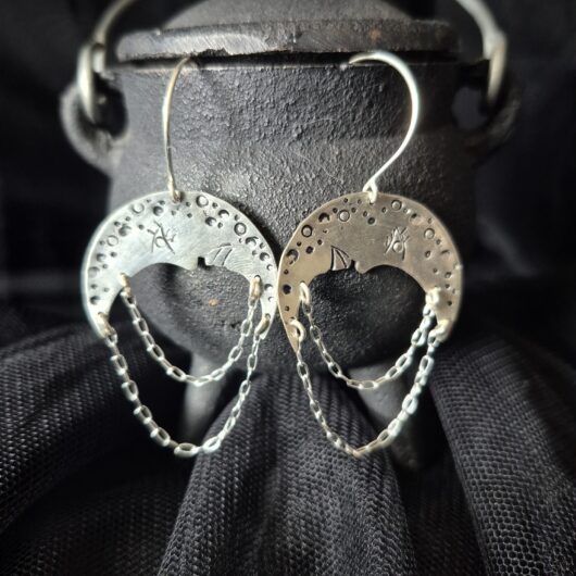 Man in the moon Chain dangles