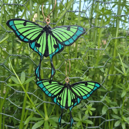 Luna Moth Earrings
